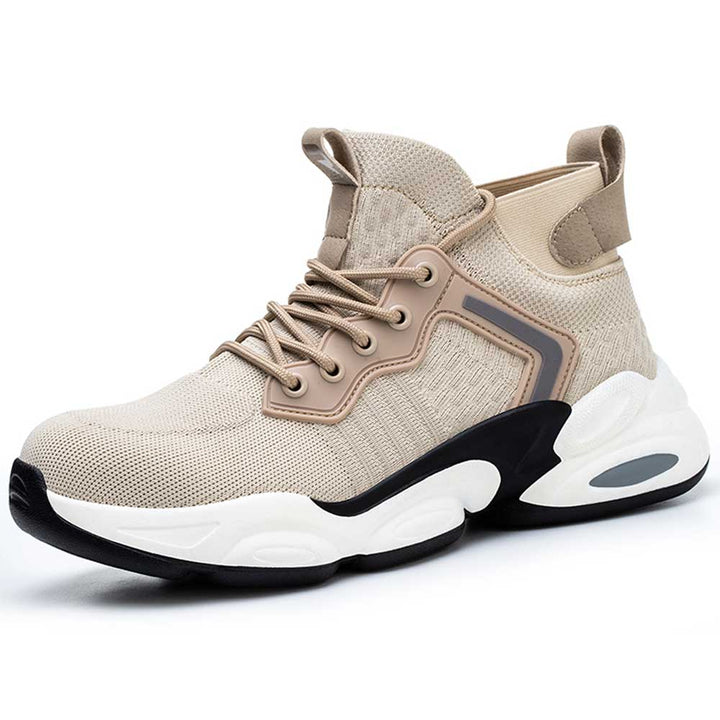 Veiligheidsschoenen Veiligheidsschoen Werkschoenen Heren Leo Beige Rona Shoes